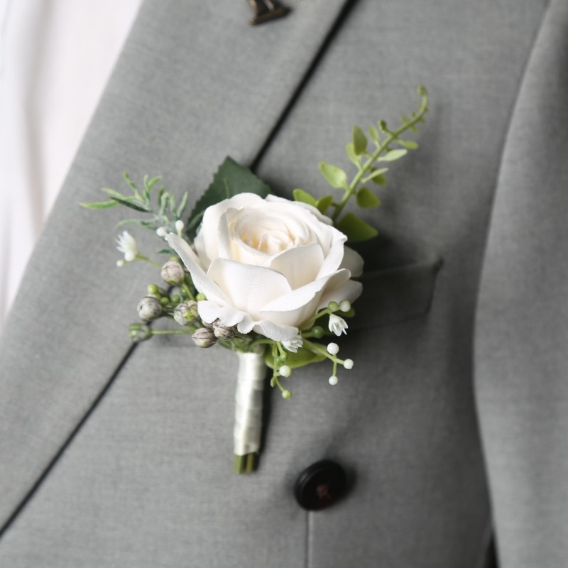 Men Accessories Wrist - Wedding Suit Corsage Man Flower Wedding