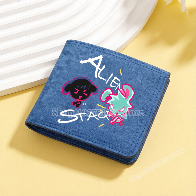 Coin Holder Men - Anime A-alien Stage Mini Thin Wallet