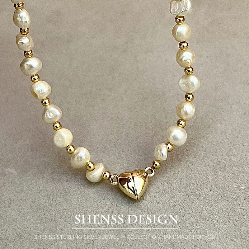 Men'S Accessories Vintage - Natural Baroque 5-6mm Freshwater Pearl Necklace