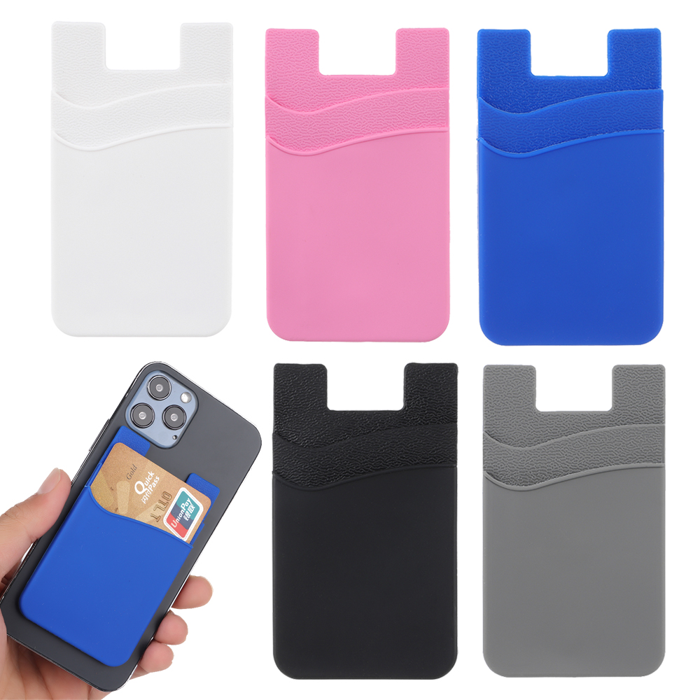 Phone Wallet Combo - Silicone Phone Card Holder Wallet Case