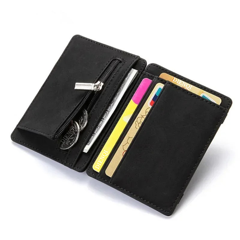 PU Leather Magic Wallet Men Bu - Coin Holder Men 评论和价格