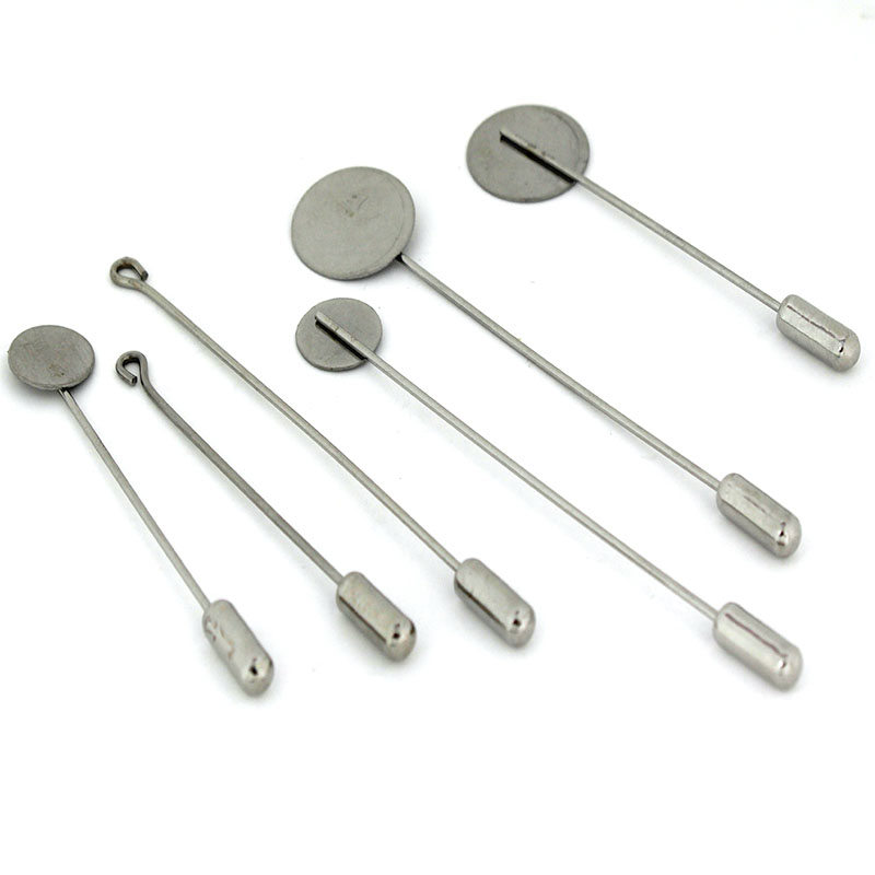 10pcs/Lot 10 15mm Stainless St - Men Accessories Brooch 评论和价格