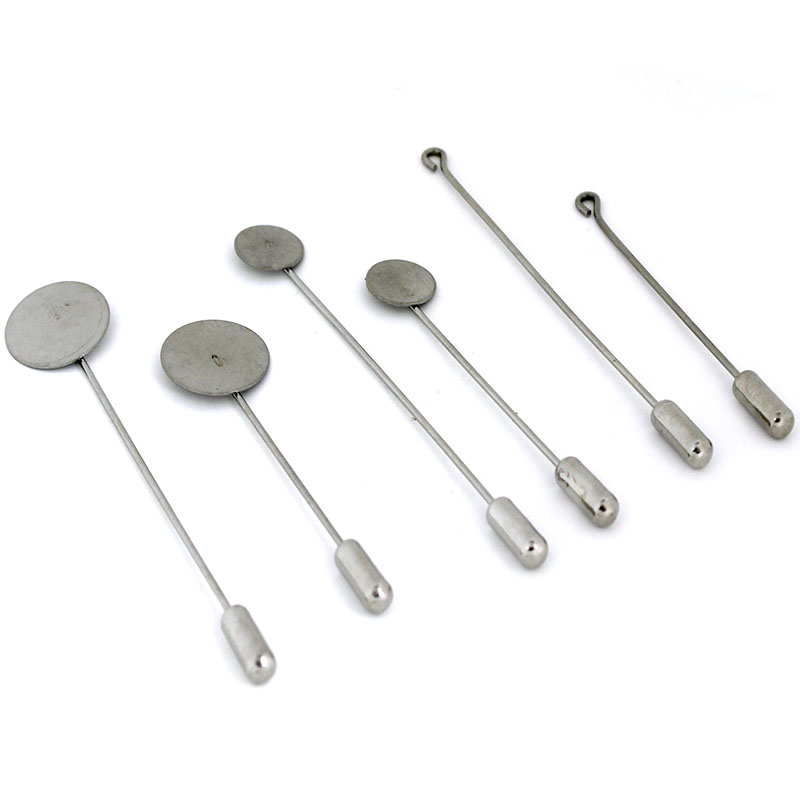 10pcs/Lot 10 15mm Stainless St - Men Accessories Brooch 评论和价格
