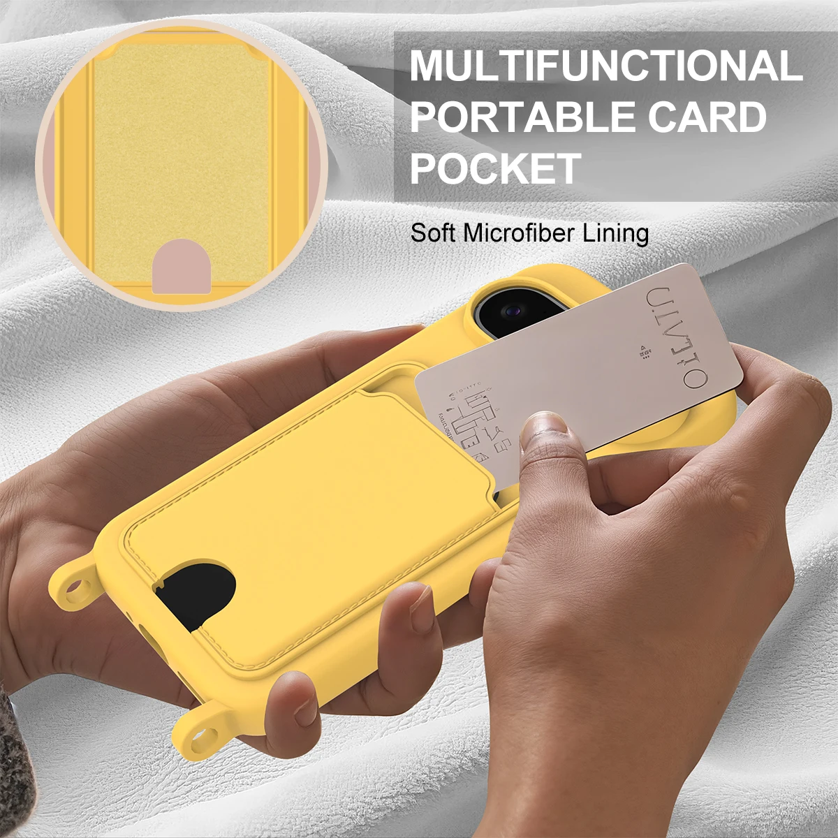 Premium Lanyard Rope Soft Liqu - Phone Wallet Combo 评论和价格
