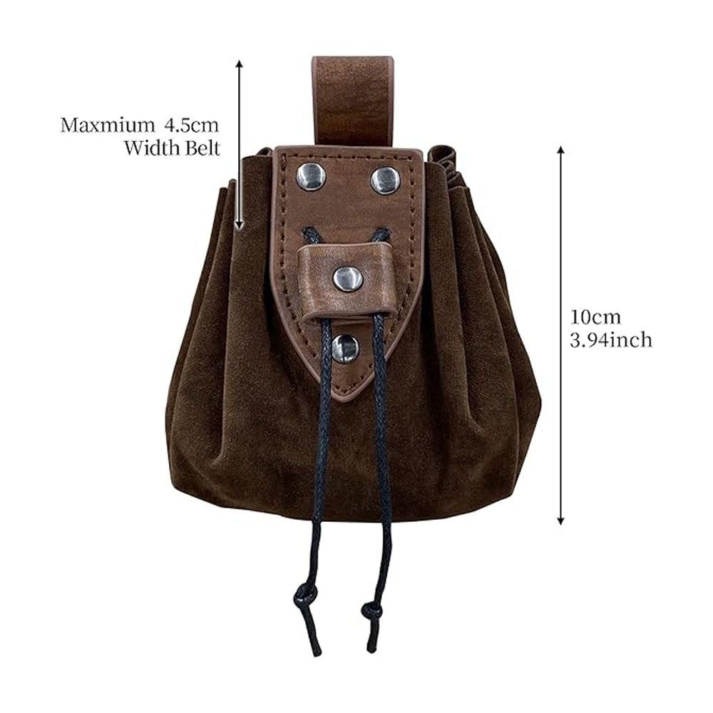 Viking Style Medieval Pouch Le - Men'S Accessories Vintage 评论和价格