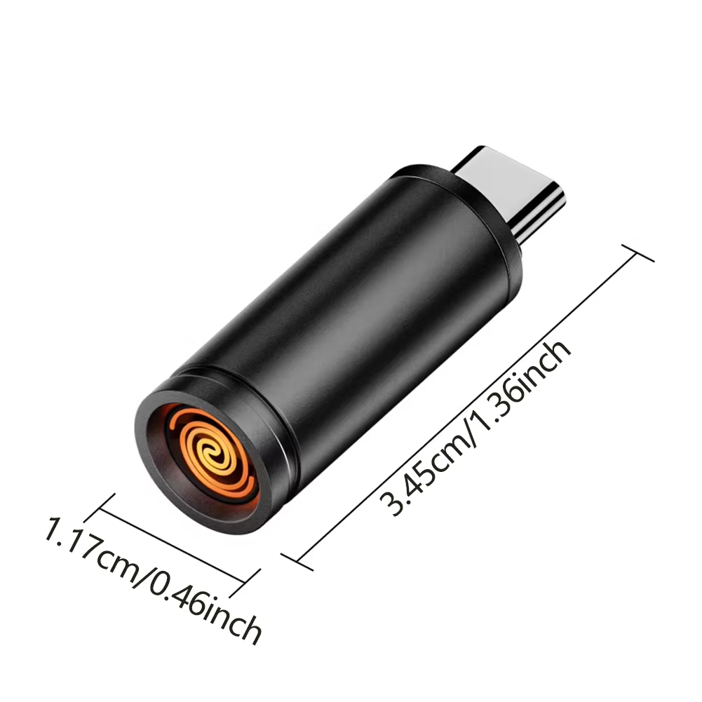 Mini Type-C Mobile Phone Cigar - Lighter Windproof 评论和价格