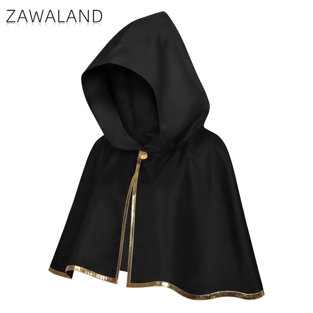 Medieval Hooded Cape Cloak wit - Men'S Accessories Vintage 评论和价格