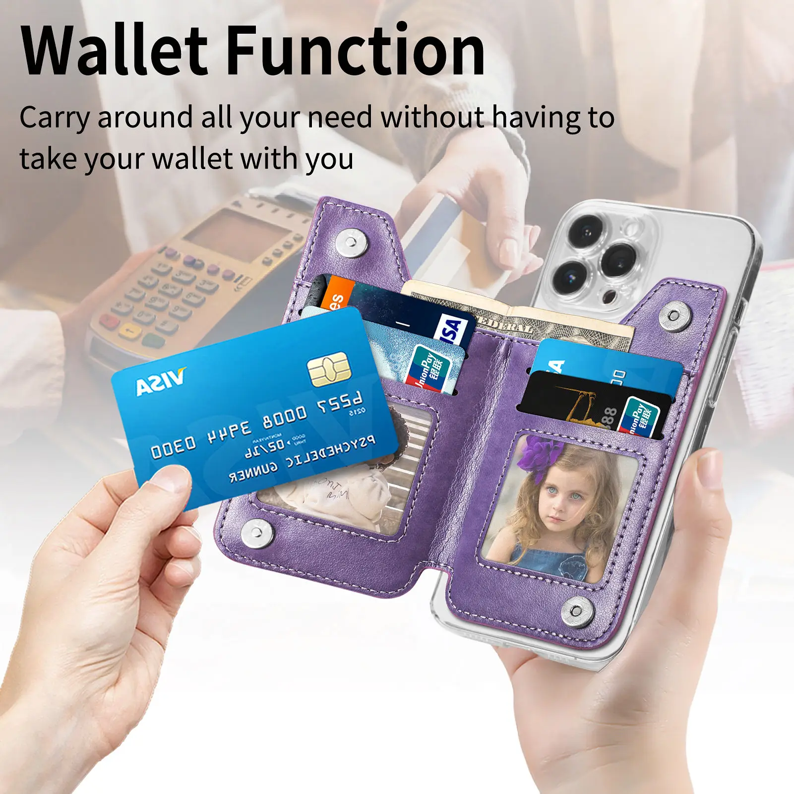 Universal Cell Phone Card Slot - Phone Wallet Combo 评论和价格