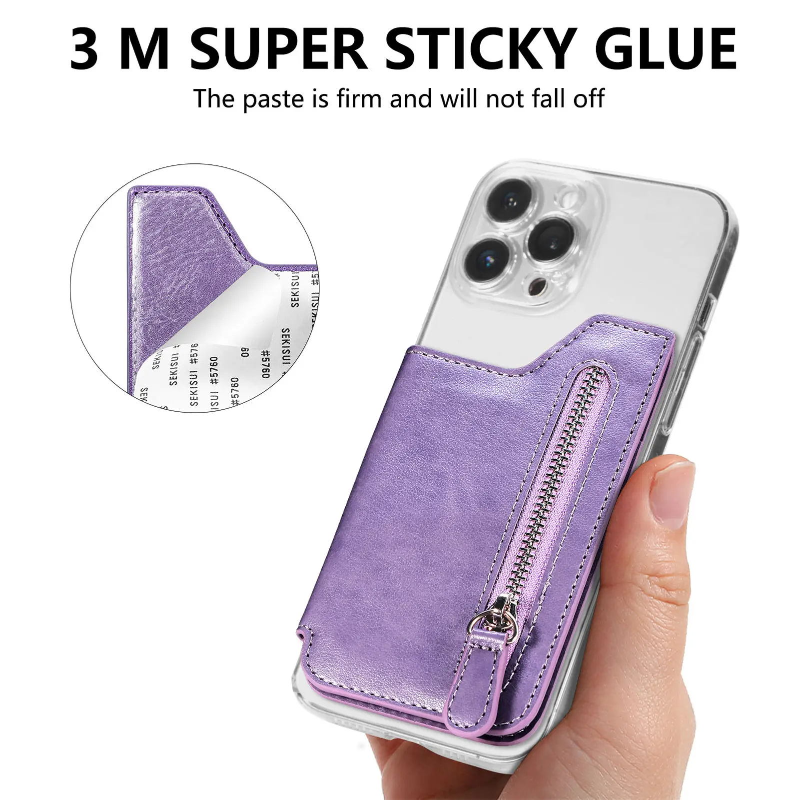 Universal Cell Phone Card Slot - Phone Wallet Combo 评论和价格