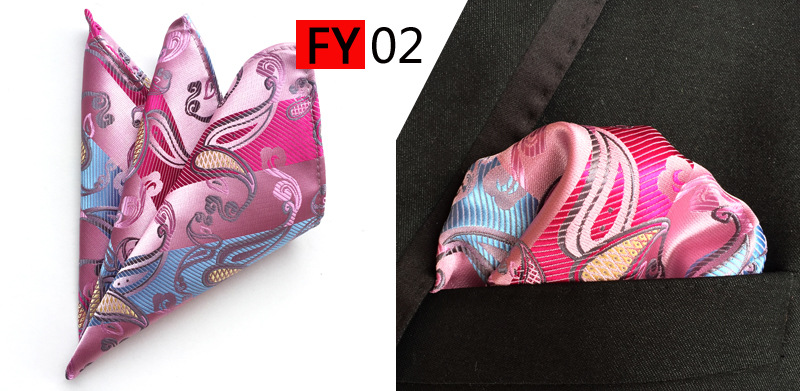 Fashion Bright Print Silk Pock - Men'S Accessories Office 评论和价格