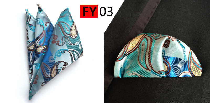 Fashion Bright Print Silk Pock - Men'S Accessories Office 评论和价格