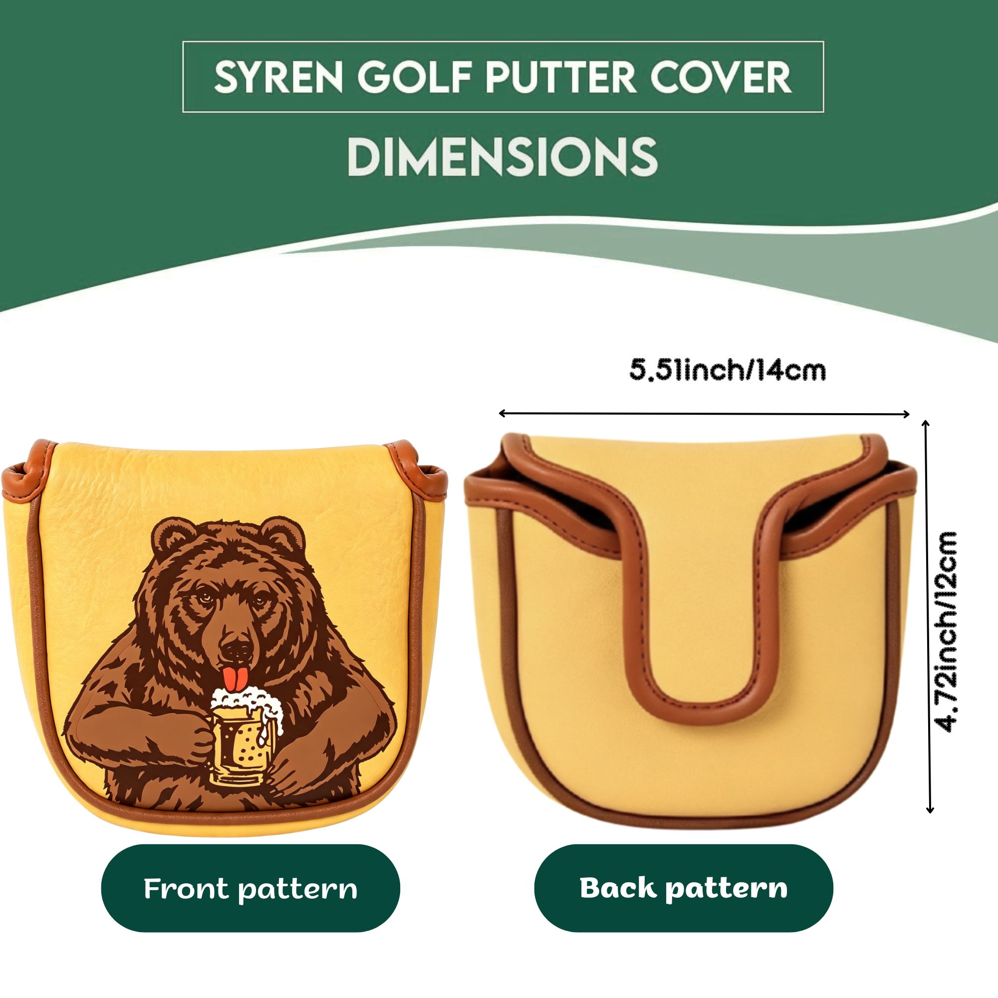 Skull Embroidered Golf Mallet  - Men'S Accessories For Christmas 评论和价格