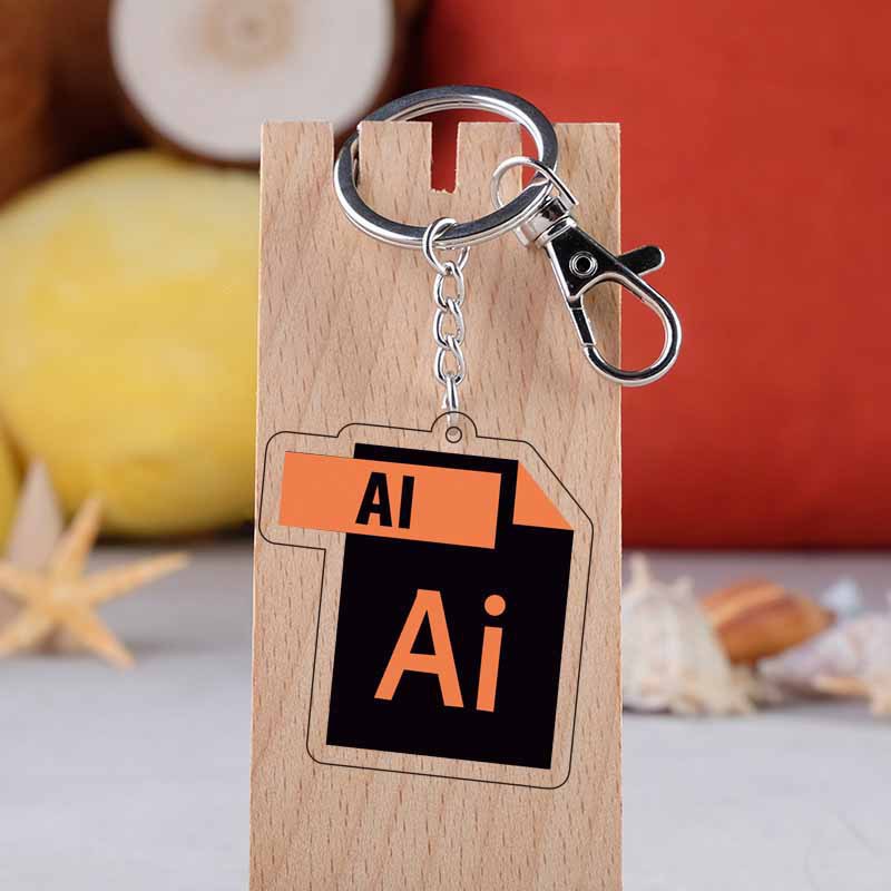 Cute Acrylic Software Icon Key - Men'S Accessories Office 评论和价格