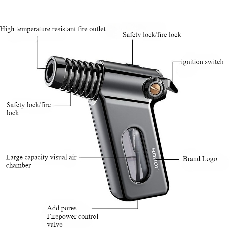 JOBON High Temperature Cigar W - Lighter Windproof 评论和价格
