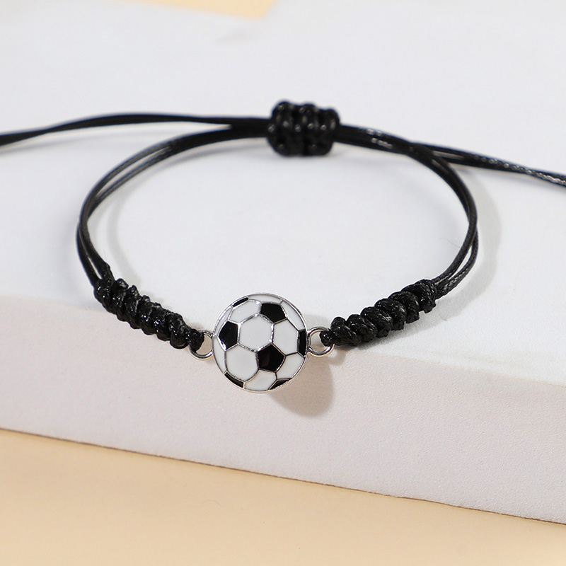 5/10Pcs Hand Woven Football Br - Men Accessories Wrist 评论和价格