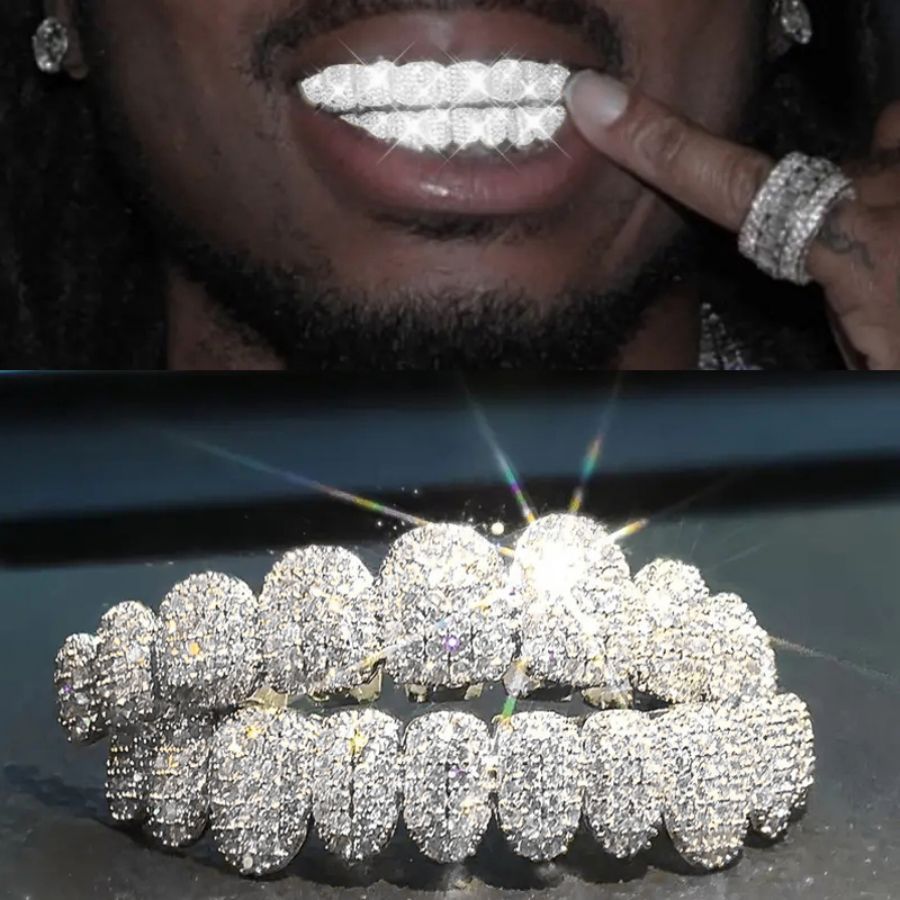 RACHELZ Hip Hop 10/10 Iced Out - Men'S Accessories For Christmas 评论和价格