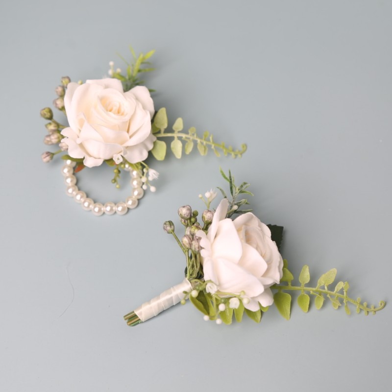 Wedding Suit Corsage Man Flowe - Men Accessories Wrist 评论和价格