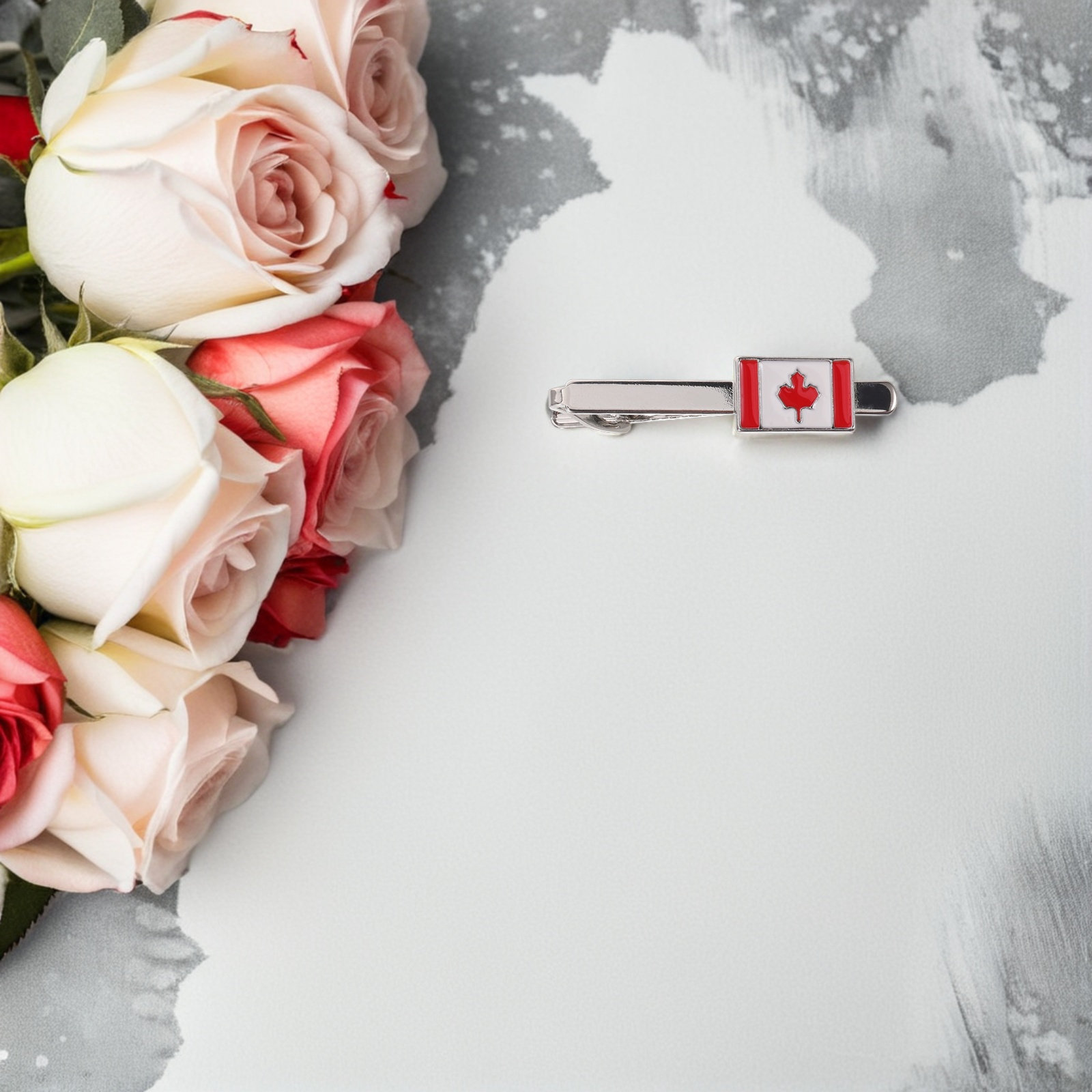 Canada Flag Tie Clip Metal Men - Men'S Accessories Canada 评论和价格