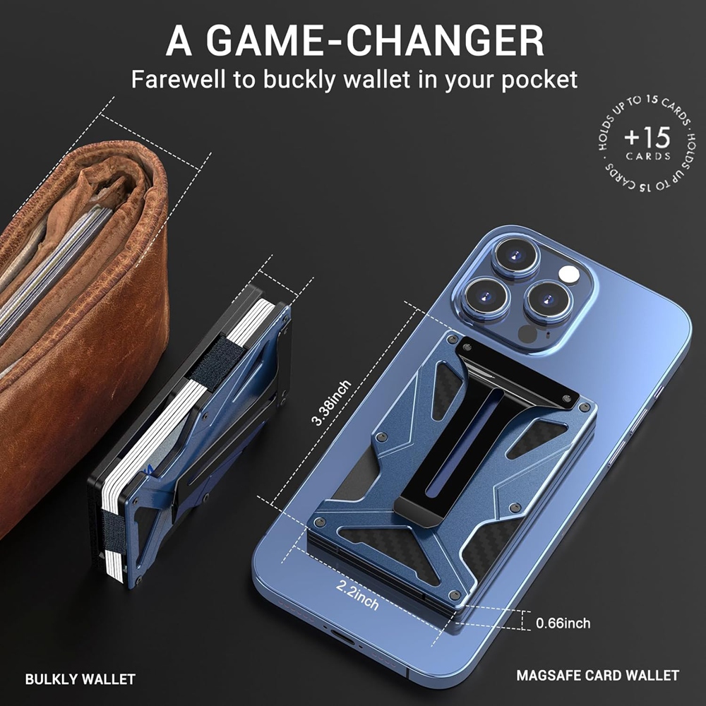 Magnetic Phone Wallet Compatib - Phone Wallet Combo 评论和价格