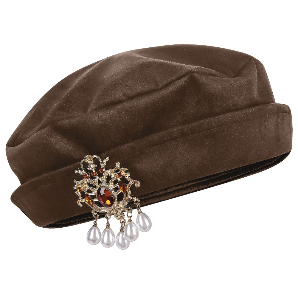Men Medieval Tudor Beret Hat R - Men'S Accessories Vintage 评论和价格
