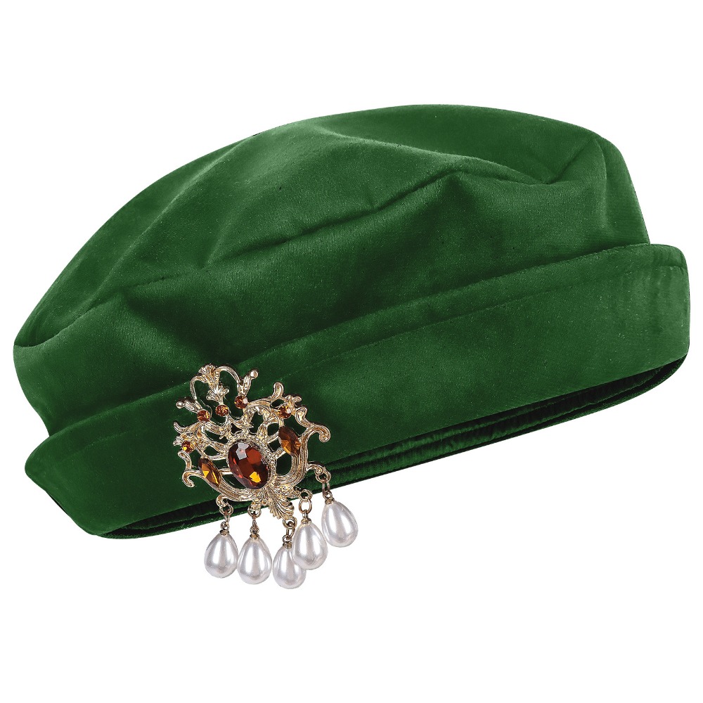 Men Medieval Tudor Beret Hat R - Men'S Accessories Vintage 评论和价格