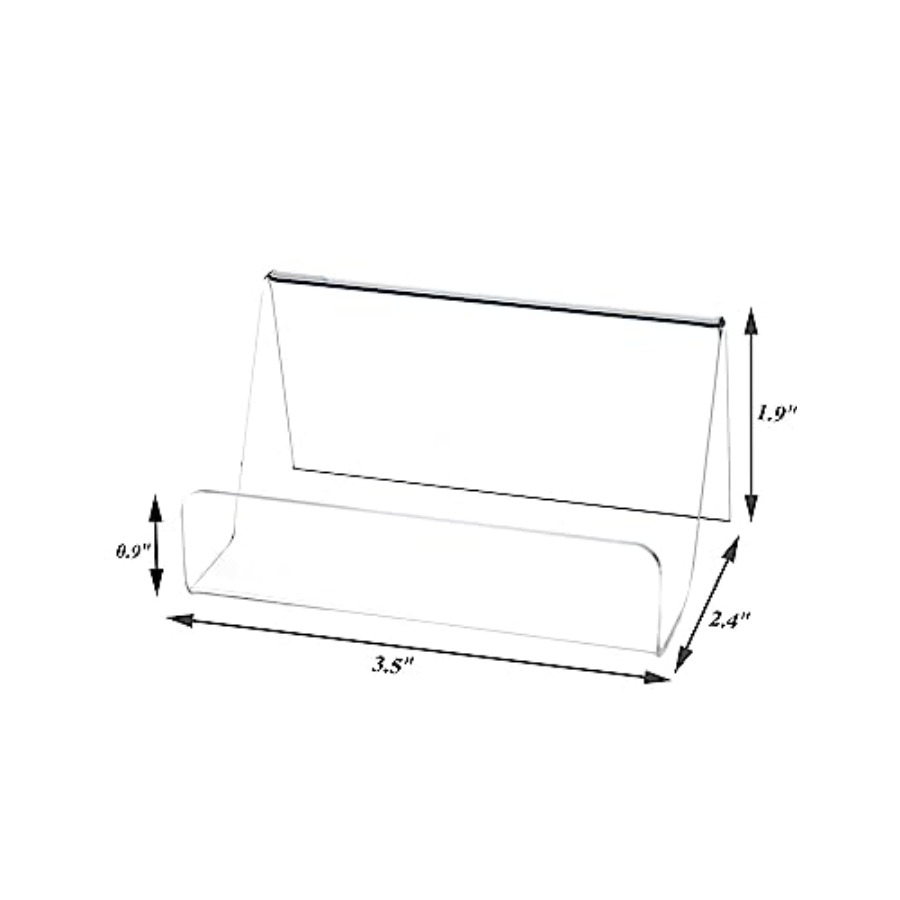 Acrylic Business Card Holder f - Men'S Accessories Office 评论和价格