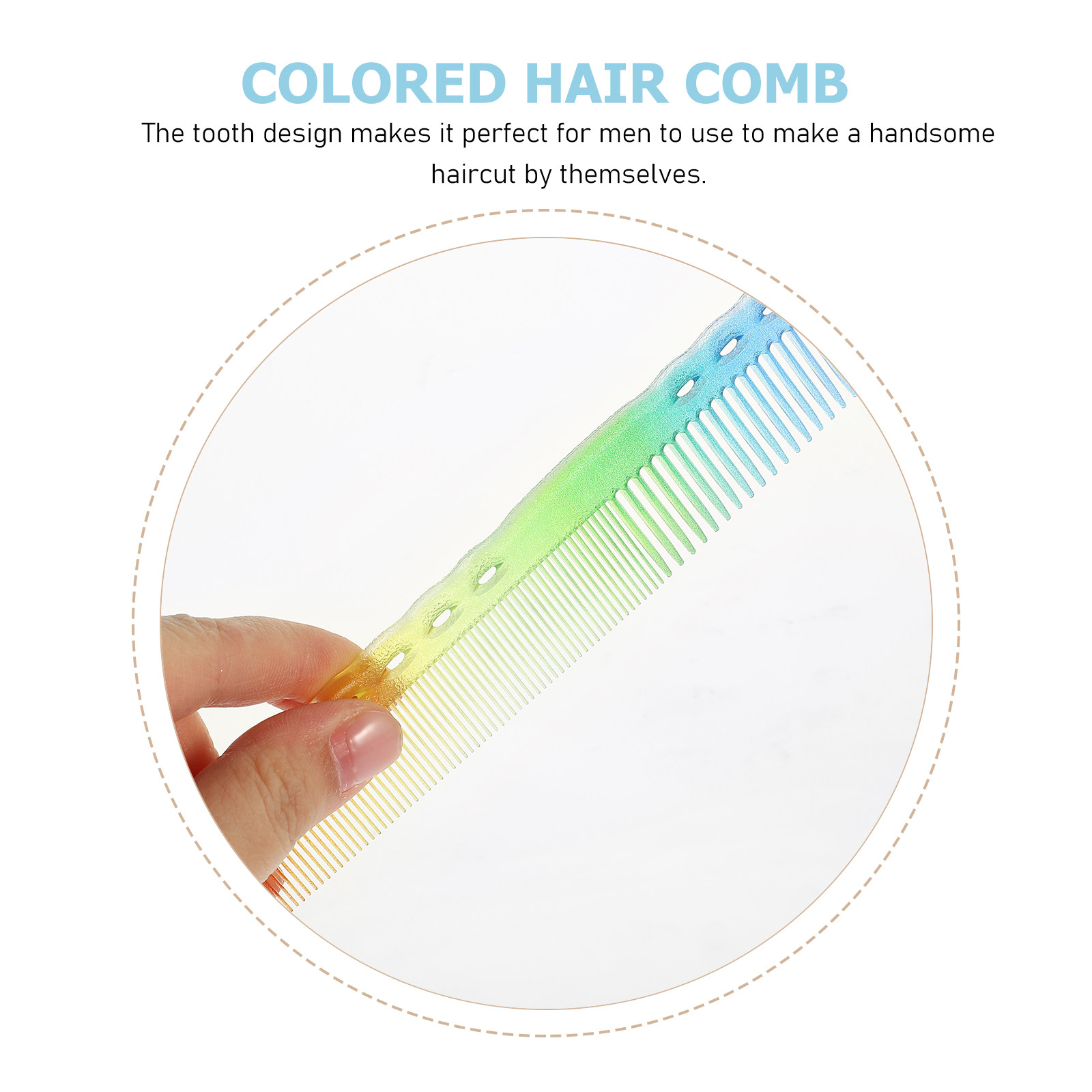 3Pcs Barbershop Hair Comb Fine - Men Accessories Style 评论和价格