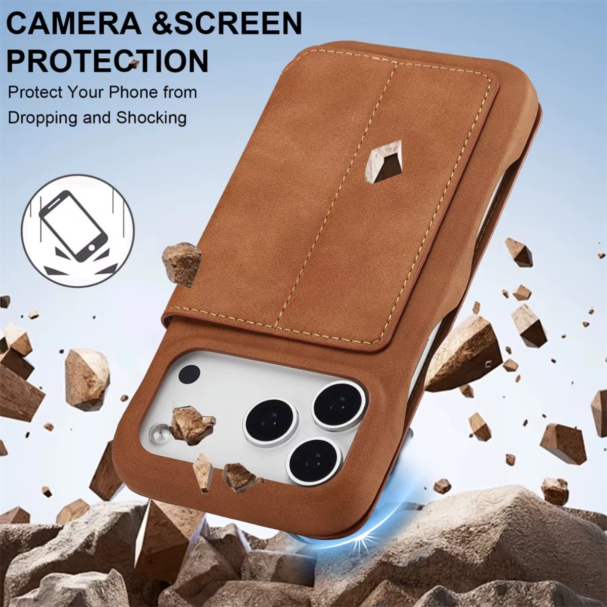 Leather Wallet Magnetic Flip C - Phone Wallet Combo 评论和价格
