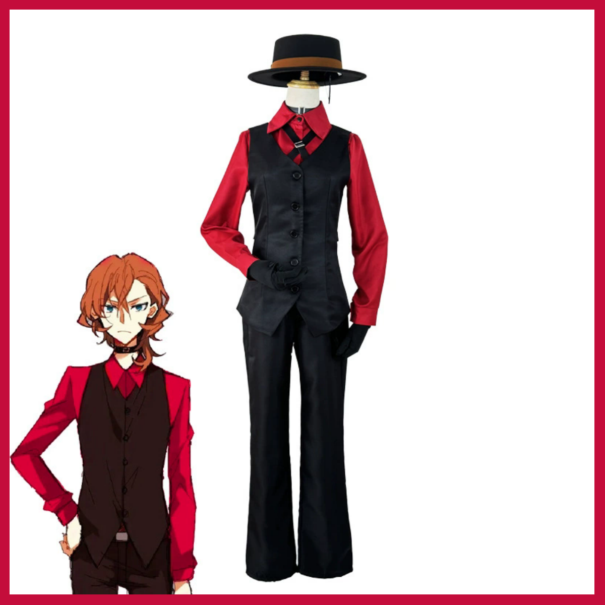 XQAnime Bungo Stray Dogs Beast - Men'S Accessories For Christmas 评论和价格