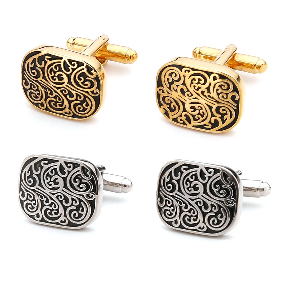 High Quality Gold Cufflinks Vi - Men'S Accessories Office 评论和价格