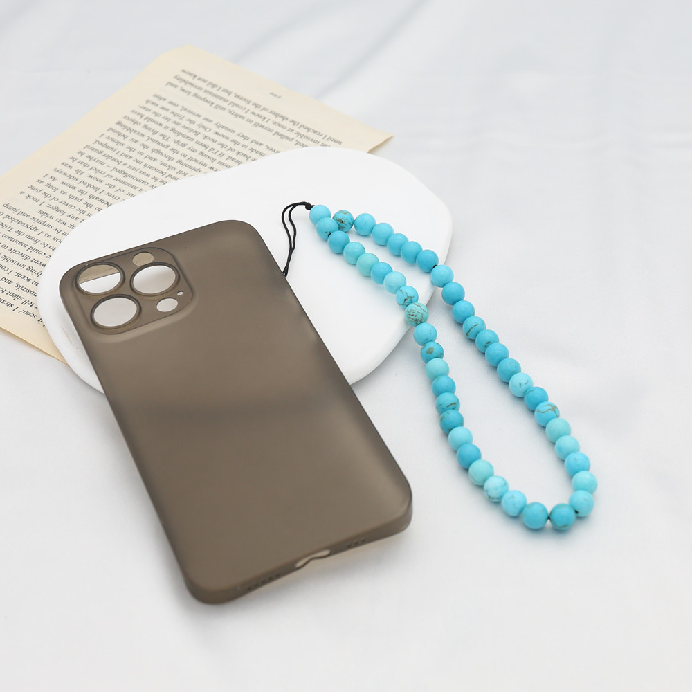 8MM Blue Turquoise Beaded Mobi - Men'S Accessories Vintage 评论和价格