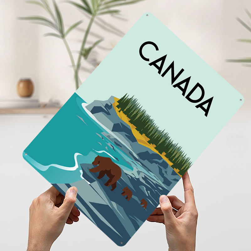 Canada Travel Poster Customize - Men'S Accessories Canada 评论和价格