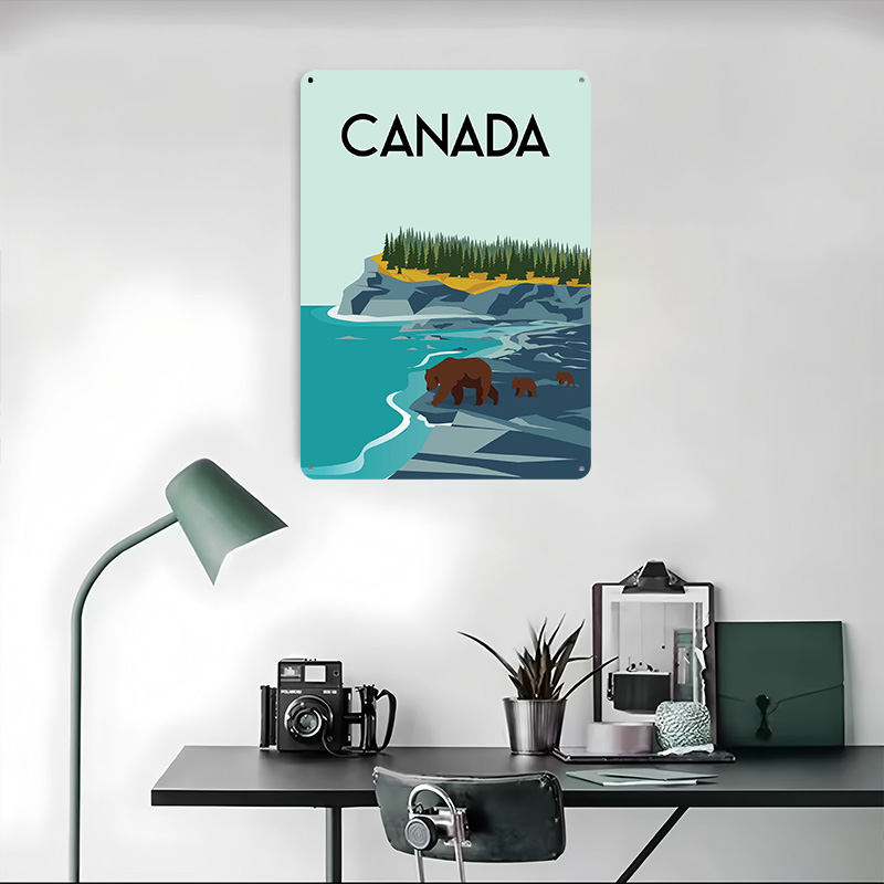 Canada Travel Poster Customize - Men'S Accessories Canada 评论和价格
