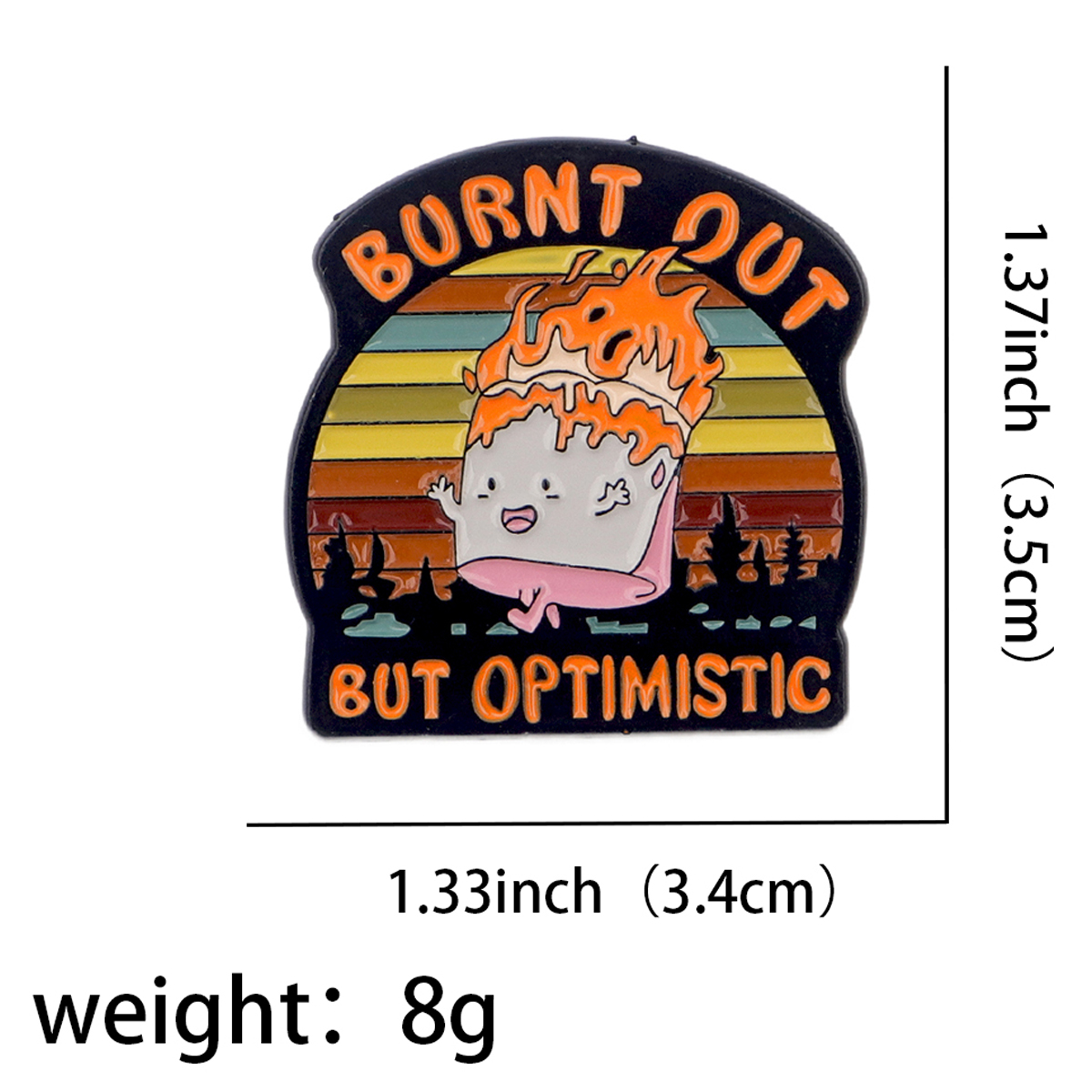 Fire Badges Enamel Pin Brooche - Men Accessories Brooch 评论和价格