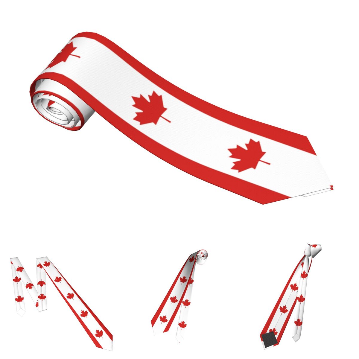 Flag Of Canada Necktie Unisex  - Men'S Accessories Canada 评论和价格