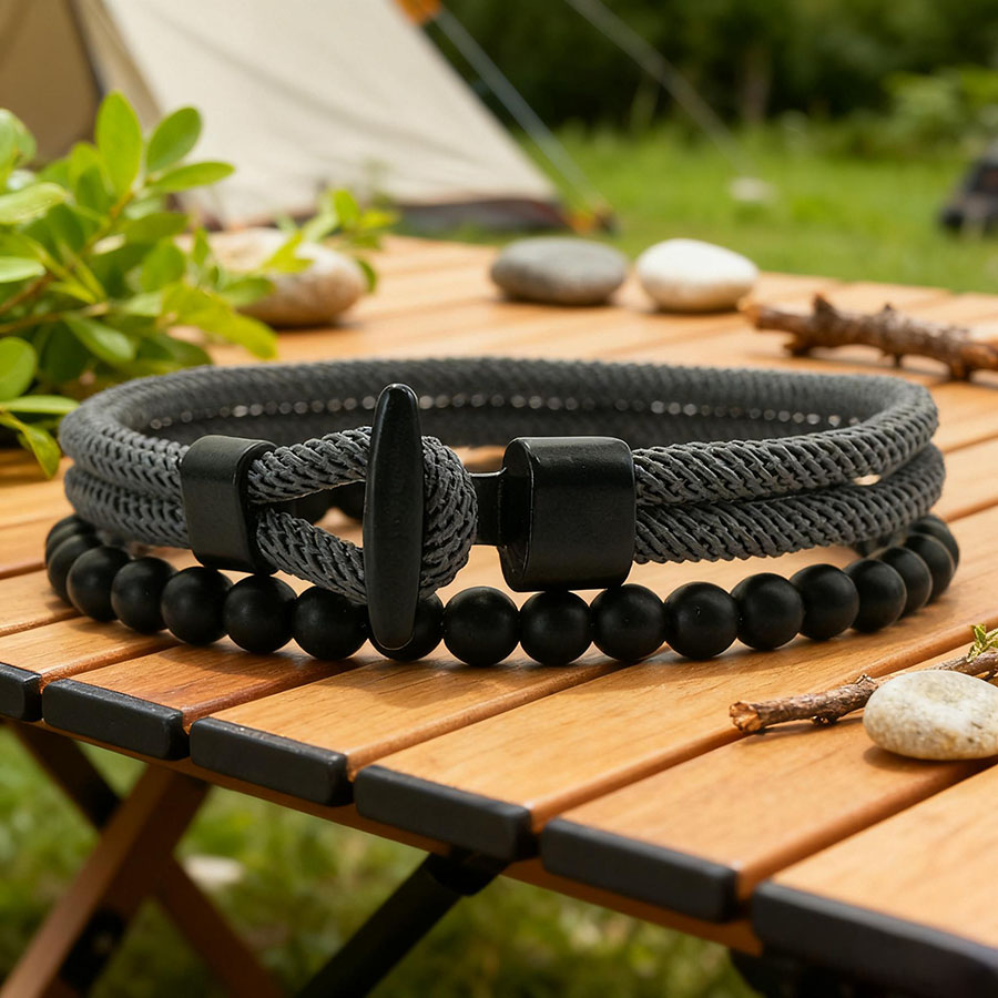 Unique Anchor 2Pcs Man Bracele - Men Accessories Wrist 评论和价格