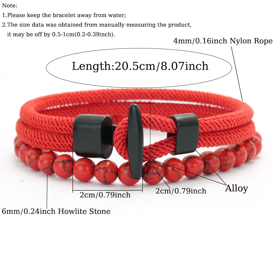 Unique Anchor 2Pcs Man Bracele - Men Accessories Wrist 评论和价格