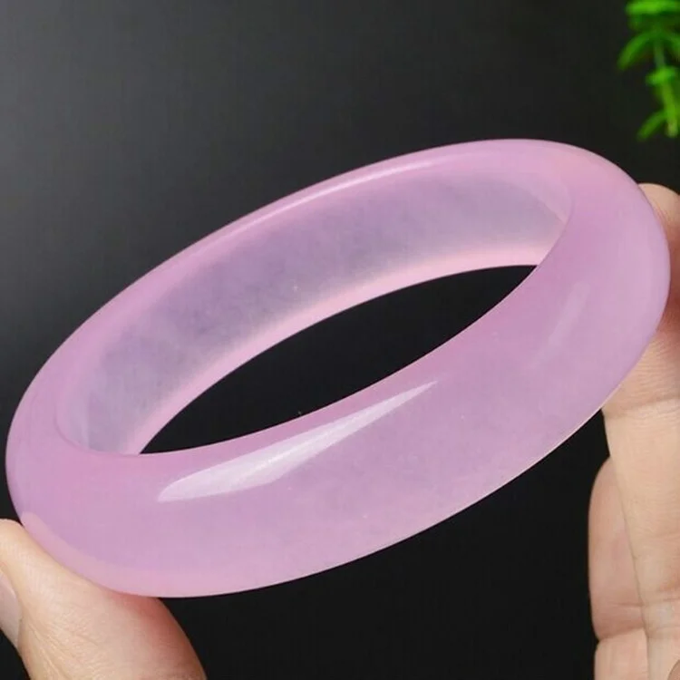 Genuine Natural Pink Jade Bang - Men Accessories Wrist 评论和价格