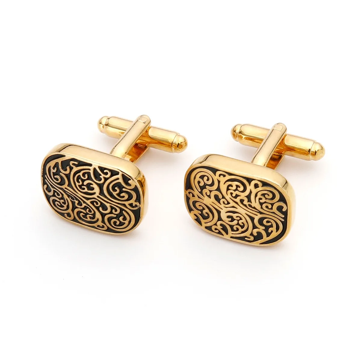 High Quality Gold Cufflinks Vi - Men'S Accessories Office 评论和价格