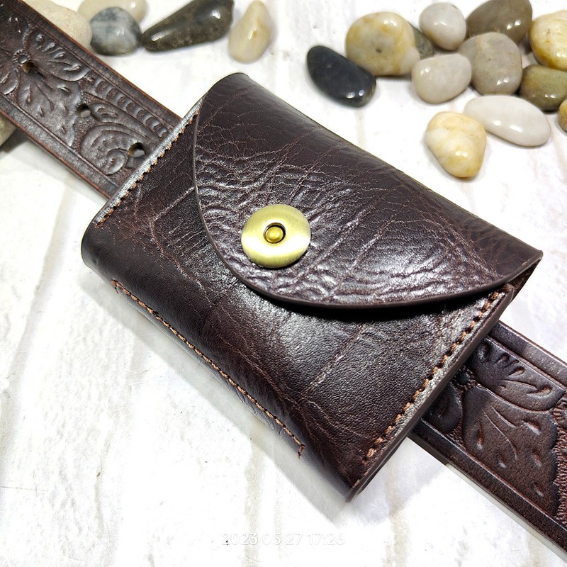 Blongk Mini Waist Bag Thin Bel - Coin Holder Men 评论和价格