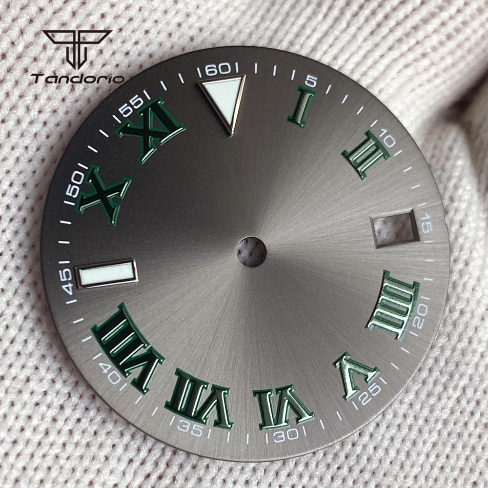 29mm Grey Sunburst Watch Dial  - Men Accessories Wrist 评论和价格