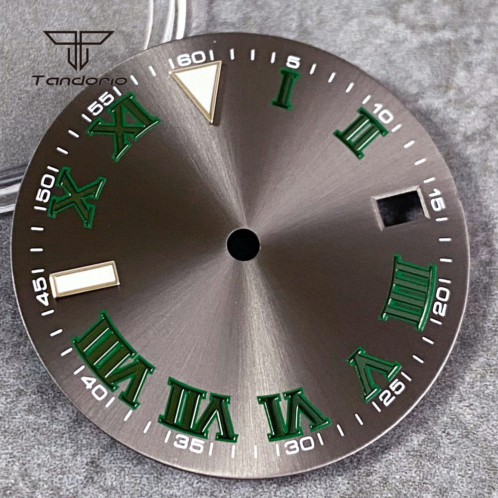 29mm Grey Sunburst Watch Dial  - Men Accessories Wrist 评论和价格