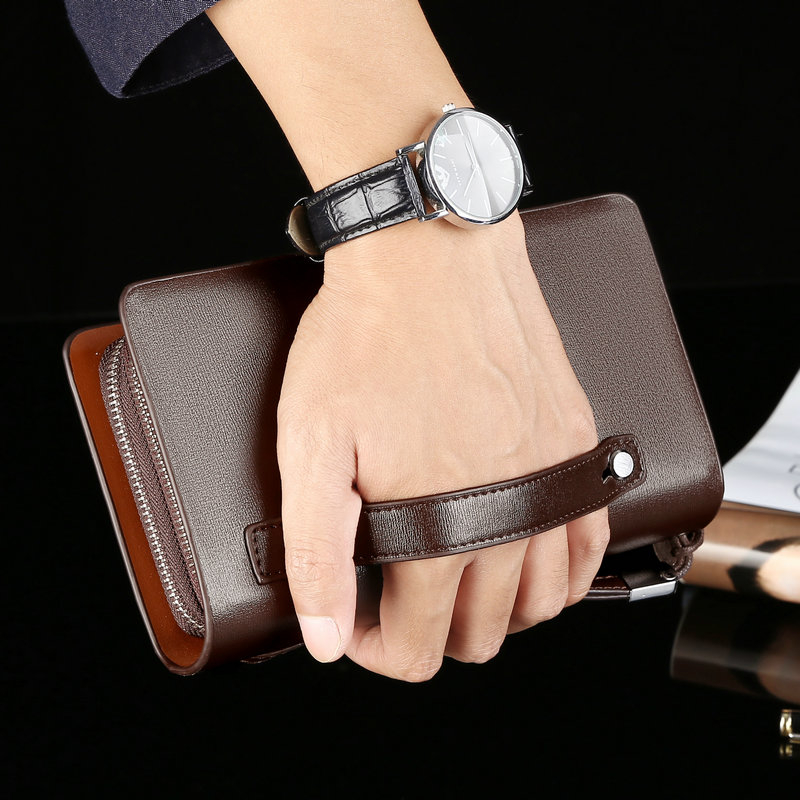 Fashion Men's Wallets Brand La - Coin Holder Men 评论和价格