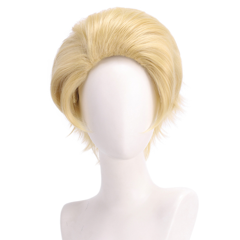 men golden short hair costumes - Men'S Accessories For Christmas 评论和价格