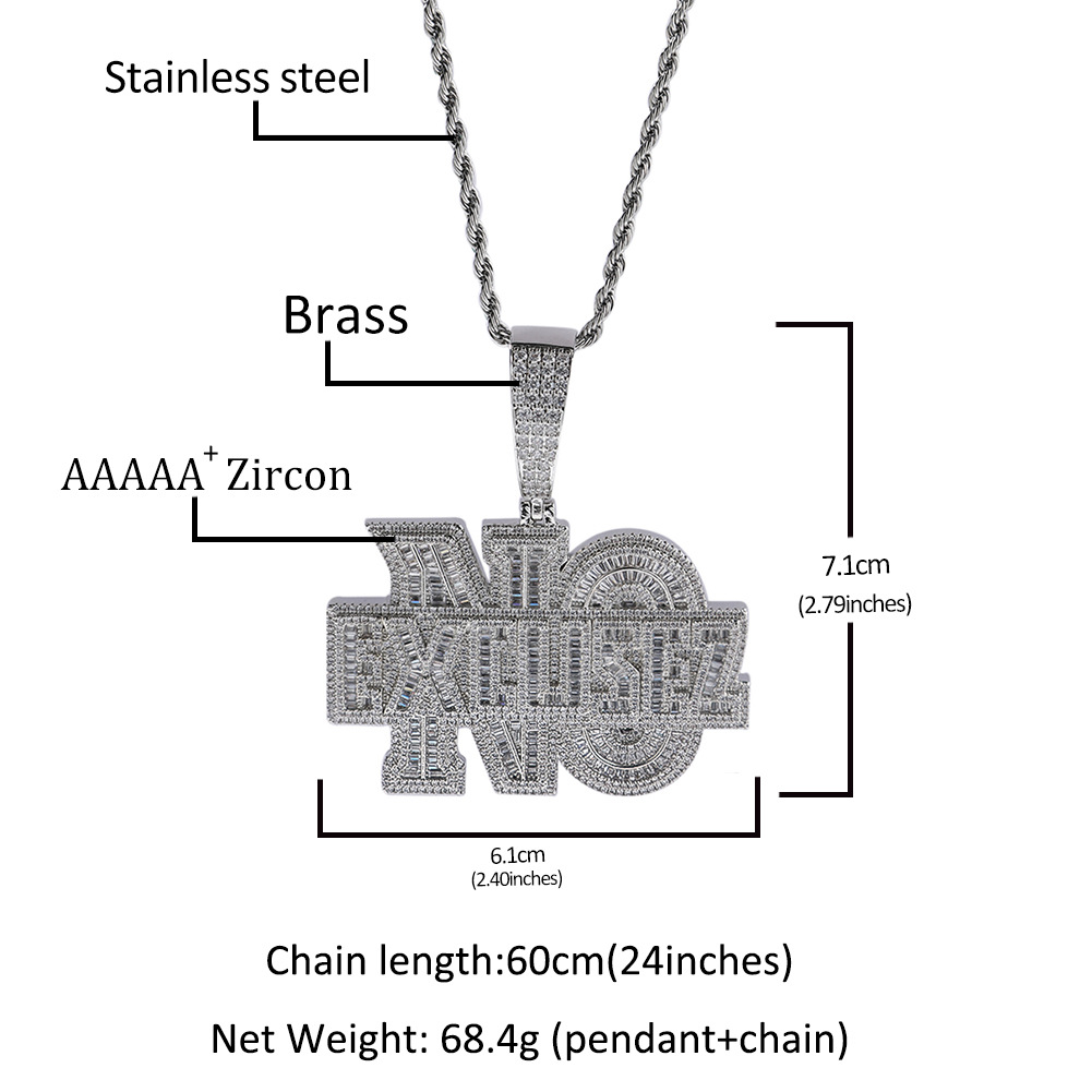 Niche Design Alphabet Hip-hop  - Men Accessories Singapore 评论和价格