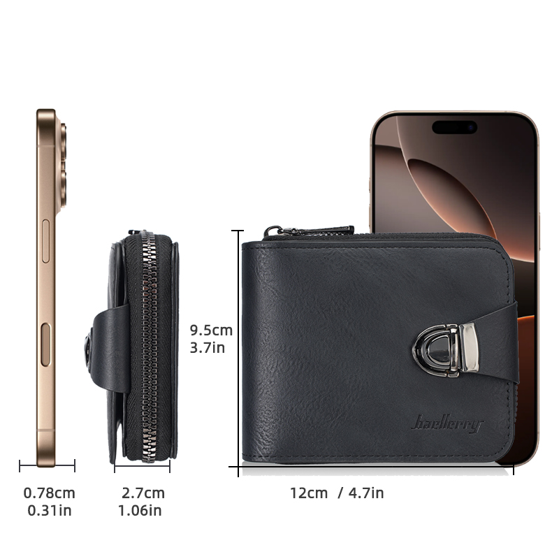 Baellerry New Name Engraving M - Coin Holder Men 评论和价格