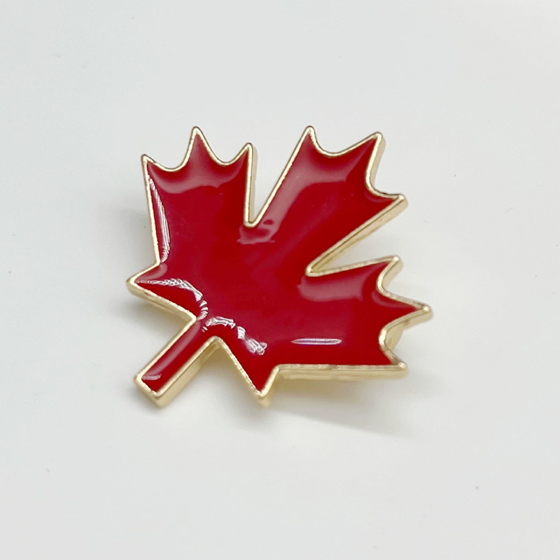 Enameled Red Maple Brooches Ca - Men'S Accessories Canada 评论和价格