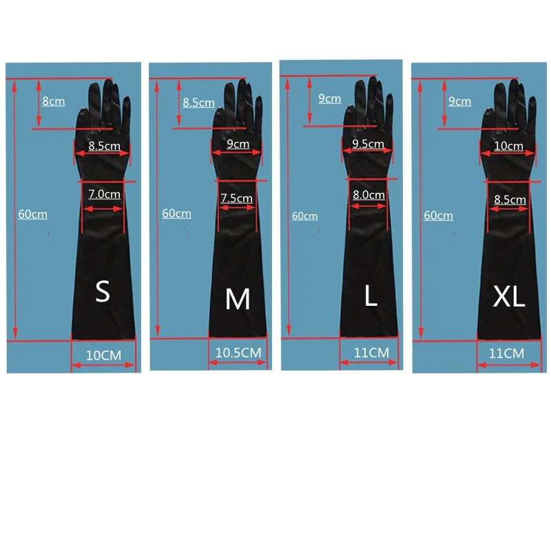 Unisex Latex Rubber Gloves Fet - Men Accessories Wrist 评论和价格