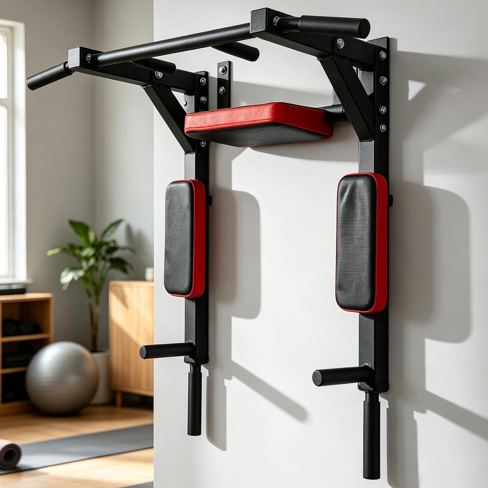 Wall-Mounted Pull-up Bar Fitne - Men Accessories Wrist 评论和价格